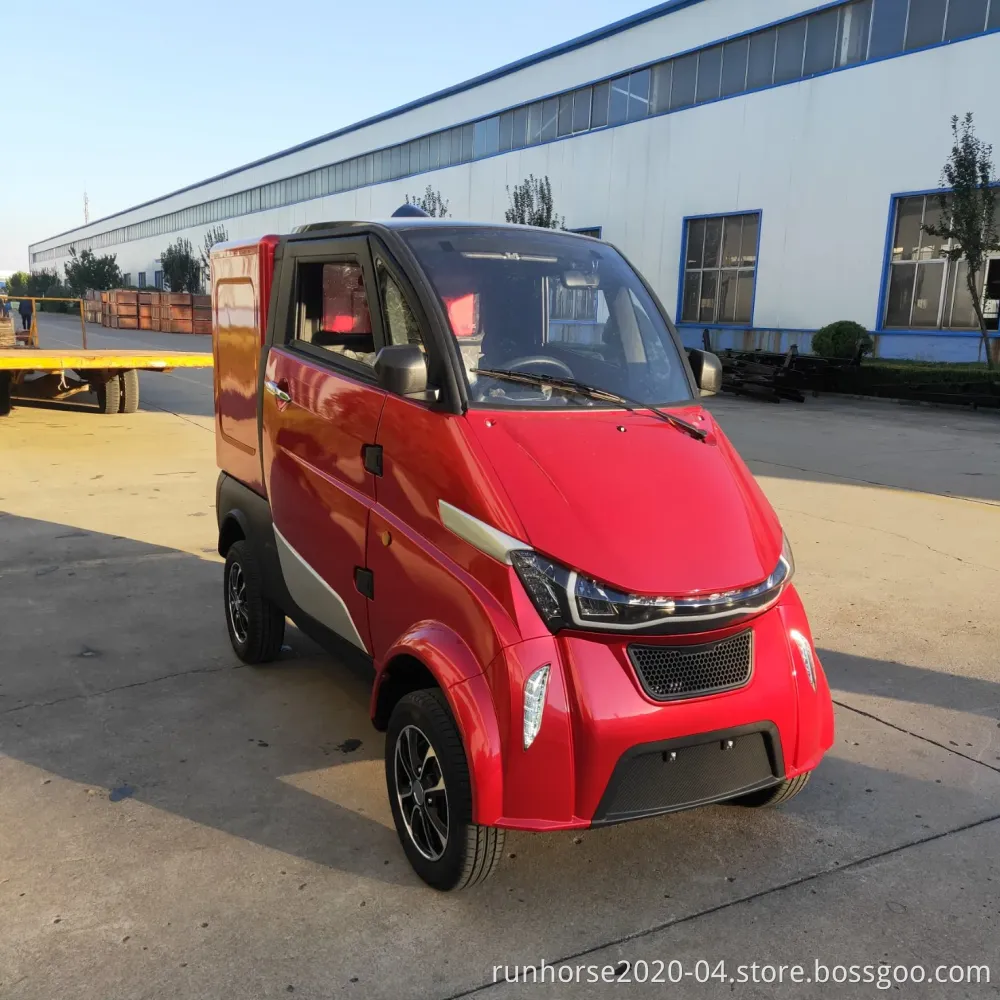 EEC Approved 4 Wheels Max. Load 500 Kg Electric Express Car